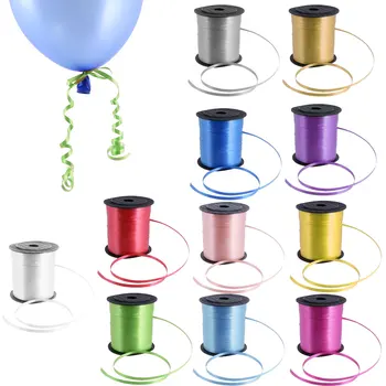 225 M Višebojne Roll Traka Za Balone DIY Svadbene Darove Pribor za Pakiranje Poklona Za Rođendan Večernje Žice Za Balone