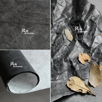 Dupont Tyvek Papir Crni Vodootporni DIY Jednokratno Odijelo Ruksak Vrećica Krupan Omotu Art Dekor Kaput Odjeća Projektiranje Tkanina