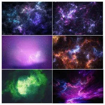 Galaxy Svemir Ljubičasta Pozadina Za Fotografiranje Rekvizite Za Snimanje Fotografija Vinil Tkanina Pozadina