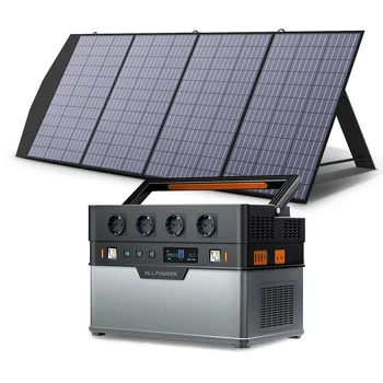 Generatori prijenosni solarne elektrane 700W /1500W ALLPOWERS na otvorenom, подпорка baterije 110/ 230V s proizvedeni solarnih panela 200W
