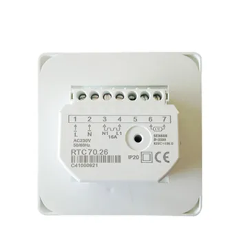 Grijanje Električno podno Ručni Sobni Termostat Kabel Za podno 220 16A Regulator Temperature 4