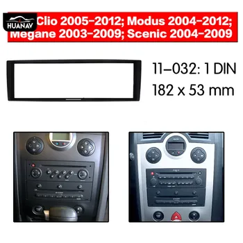 HUANAV Auto radio stereo mount adapter za pojas Za 2003-2009 Megane Clio 2005 rekorder radio okvir Audio Fascije